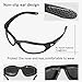 AULLY PARK Polarized Motorcycle Riding Glasses Black Frame with 4 Lens Kit for Outdoor Activity Sport