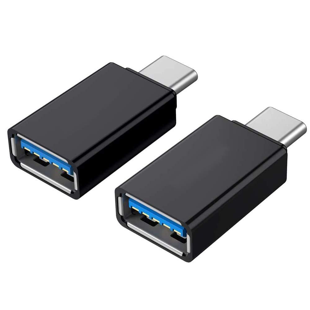 USB Typ-C OTG Adapter (2 Pack), VMOJO USB C Male to USB A Female Adapter High-Speed Data Transfer, USB-C to USB 3.0 Adapter for MacBook Pro 2021, iPad Pro 2021, Dell XPS and More Type C Devices