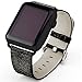 Apple Watch Band, iitee Glitter Bling Replacement Leather Bracelet for Apple Watch Series 3 Series 2 Series 1 (Black 42mm)