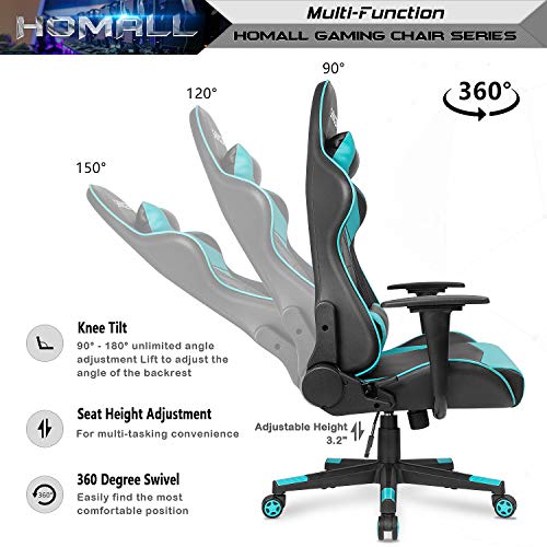 Homall Gaming Chair Office Chair High Back Computer Chair Leather Desk