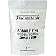 Texturestar Isomalt Powder - 1kg (2.2lb) | Sugar Substitute, Cake Decorations, Very Low Glycemic Index, Additive Free, Low Ca
