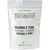 Texturestar Isomalt Powder - 1kg (2.2lb) | Sugar Substitute, Cake Decorations, Very Low Glycemic Index, Additive Free, Low Ca