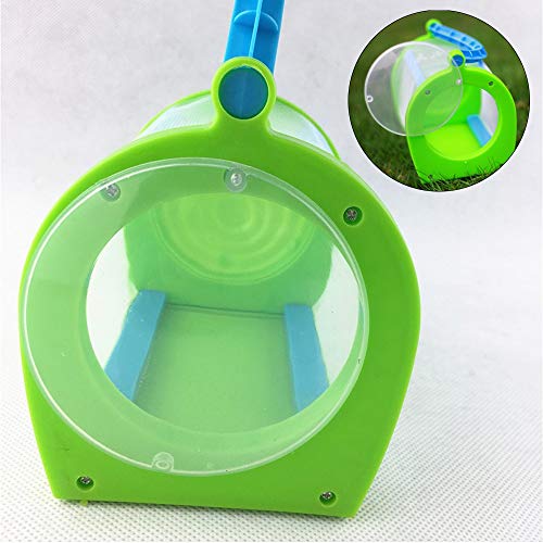 BlueStraw Kids Bug Catcher Critter Case, Portable Exploration Bug House Butterfly Dragonfly Cage Insect Collecting with Carrying Handle Outdoor Nature Educational Kit for Child Boys Grils Gifts
