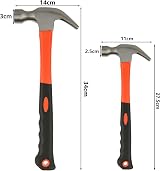 ASelected Sheep Horn Hammer Set 2 Pcs Forged Steel Rustproof Grip 0.25Kg 0.75Kg view 2