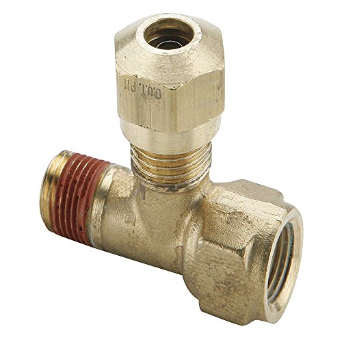Parker VS271NTA-6-4 Air Brake NTA Male Run Tee 3/8T X 1/4 NPTF X 3/8T