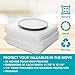 Premium Foam Packing Sheets - 11 7/8 x 12 1/8 inches - Cushion Foam Wrap Sheets; Moving Supplies for Dishes, Glasses and Furniture; Packing Cushioning Supplies - Soft and Durable (50 Pack)