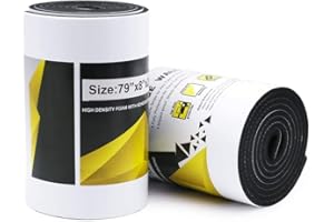 GUEQUITLEX Car Door Protector Bump Body Guard,1/4" Sectional Foam Sticking Garage Wall Parking Protector Collision Avoidance Waterproof Foam Protector Wall Corner Protecting Your Car Doors (2 Pack)