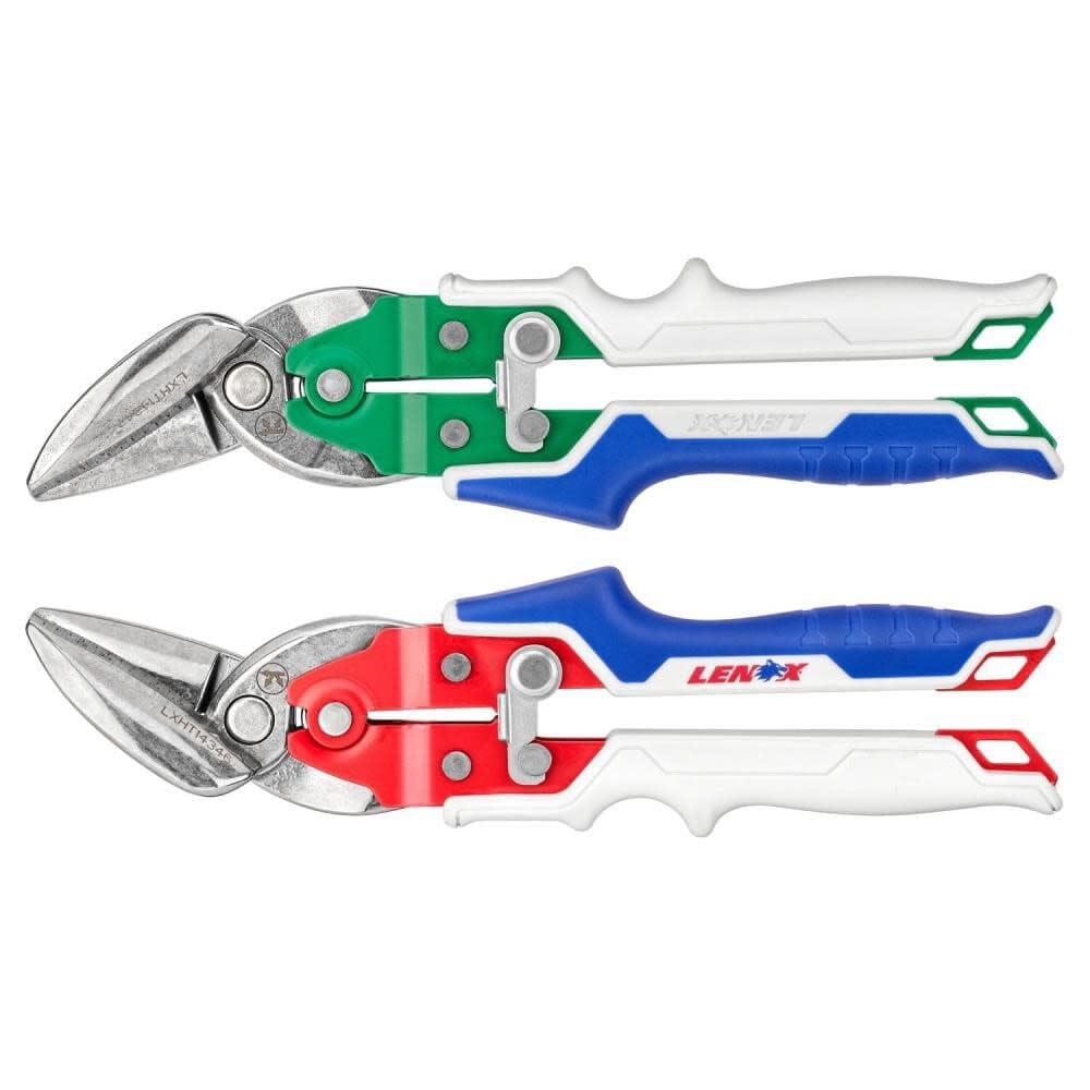 LENOX Tools Pliers, Offset Left and Right, with Durable Grip, 2 Pack (LXHT14348​)