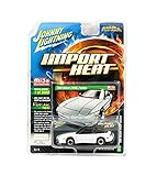 New DIECAST Toys CAR JOHNNY LIGHTNING 1:64 Street Freaks - Import Heat - 1990 Nissan 240SX Custom White with Black ROOF JLCP7128-24