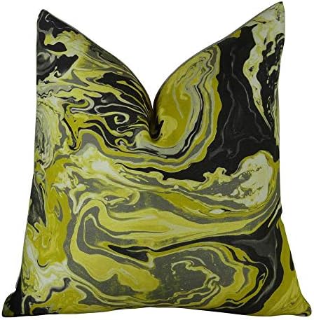 Homeroots Medici Marble Ink Handmade Throw Pillow