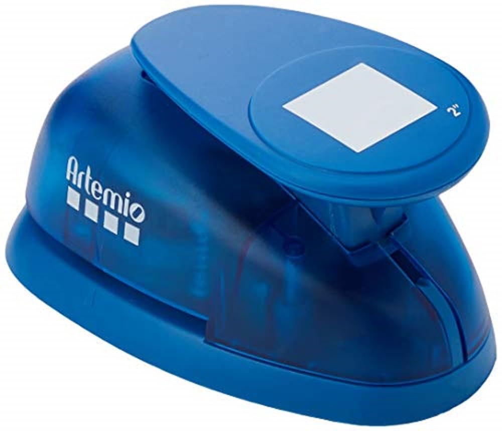 Artemio Giant Lever Punch 5 cm Square, Blue