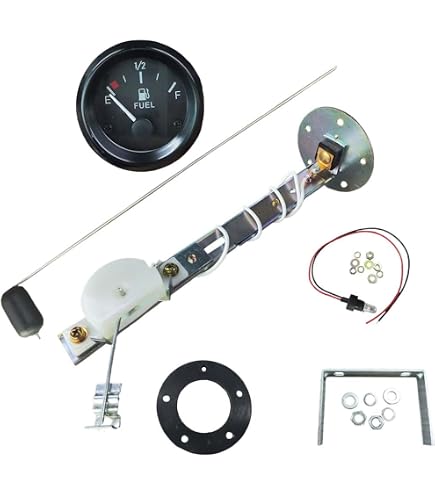 0-190 Ohm Water Level Sensor 52mm Water Level Gauge with 7 Color LED Water Tank Meter Indicator Petrol Boat Car 12V24V Custom - 34