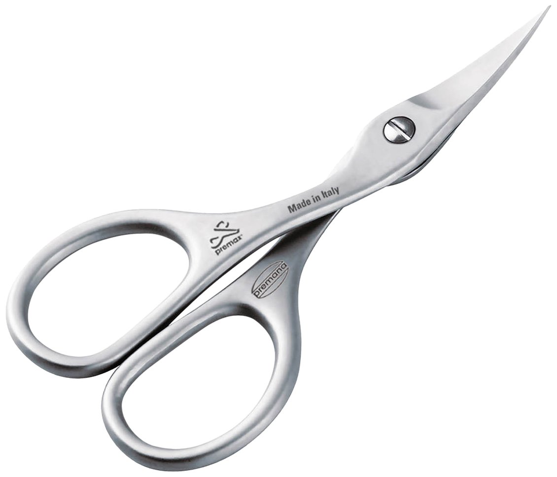 Premax - Nail Scissors - Sinua Collection - Ideal for Precise Cutting of Fingernails and Toenails - Stainless Steel - High Gloss Polished - 10964 - Made in Italy