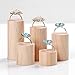 Bocar Natural Wood 5 PCS Cylinder Ring Display Stand (MT-5Z)