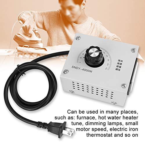 Dimming Thermostat Variable Transformer Cn Plug 4000w Ac 220v