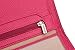 Grebago Women's Genuine Leather Long Wallet Clutch Purse Handbag Card Holder Case with Coin Zipper Pocket Orange (Gift box)