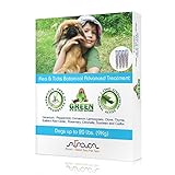 Arava Flea & Tick Control Drops Treatment for Dogs (4-Doses) - Natural, Aromatherapy Medicated. Repels Pests with Natural Oils - Safe on Skin and Coats - Enhanced Defense & Prevention (3 Variations)