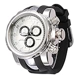 Fashion Men's Three-dimensional tricyclic Big dial Silicone Band Quartz Wrist Watch