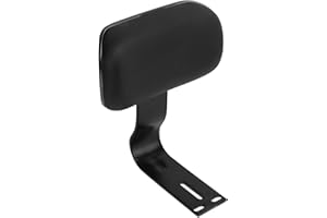 ZASCHMOY Electric Cycle Rear Passenger Seat Backrest - Comfortable Black Backrest with Sturdy Metal Support for Easy Installa