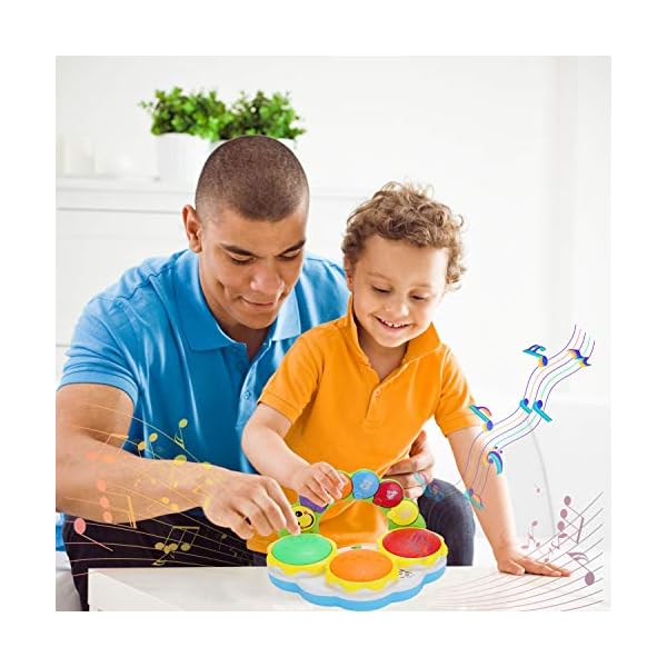 EPCHOO-Baby-Musical-Instruments-Toys-Early-Education-Baby-Drum-Kit-Baby-Drum-Hand-Pat-Toy-Musical-Toys-for-1-Year-Old EPCHOO Baby Musical Instruments Toys, Early Education Baby Drum Kit, Baby Drum Hand Pat Toy, Musical Toys for 1 Year Old