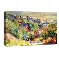 Canvas Wall Art Young Woman by Pierre Auguste Renoir Canvas Prints Home Artwork Decoration for Living Room,Bedroom - 12x18 inches