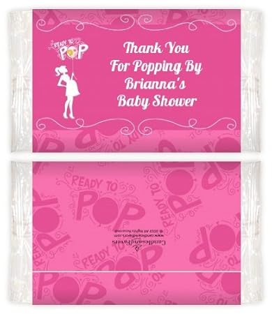 Amazon Com She S Ready To Pop Pink Personalized Popcorn Wrapper