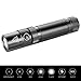 USB Rechargeable Tactical LED Flashlight, Zanflare F1 Flashlight with 7 Light Modes, IP68 Waterproof, Cree XP-L V6 1240 Lumen Torch with Safety Hammer, Battery Not Included, Cool White