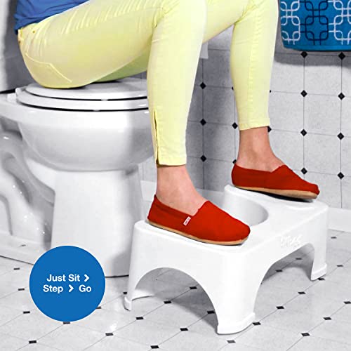 Step and Go Toilet Stool 7" Bathroom Squat Stool Pricepulse