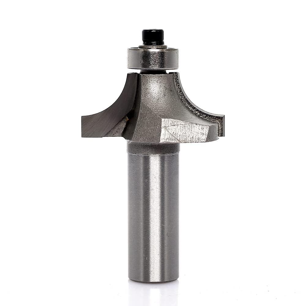 Round Over Router Bits 1/2 Inch Shank, Radius 7/16" Roundover Beading Router Bit, Corner Rounding Edge Forming, Round Over Edging Router Bits, by Akylin — image 1