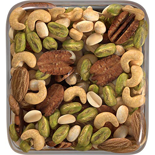 Fisher Snack Oven Roasted Never Fried Mixed Nuts with Peanuts, 24