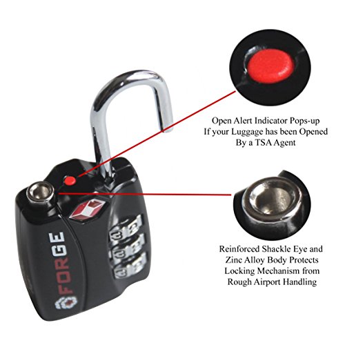 Buy Best【Open Alert】Indicator TSA Approved Luggage Locks★4 Colors★3