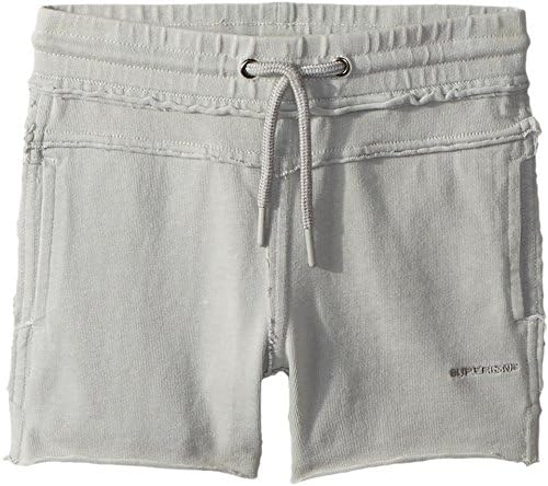 SUPERISM Baby Boy's Kirk Cut Off SweatShorts (Toddler/Little Kids/Big Kids) Grey 5