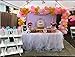 LeeSky 100Pcs 12inch Thicken Round Pearlescent Latex Balloons- Gold & Pink & White Latex Balloons and Vintage Style Pennant Banner for Bachelorette Wedding Party Decoration Supplies