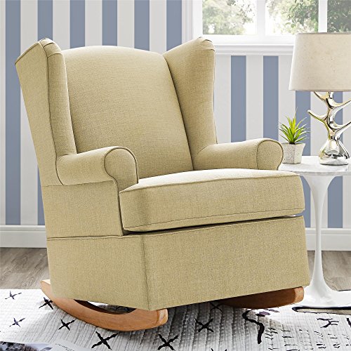 Baby Relax Wainwright Wingback Convertible Rocker, Beige - Thumbnail 2