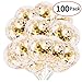 Gold Confetti Party Balloons 100 Pack 12 With Golden Paper Confetti Dots for Party Supplies Wedding Graduation Birthdays Bridal Shower â€¦