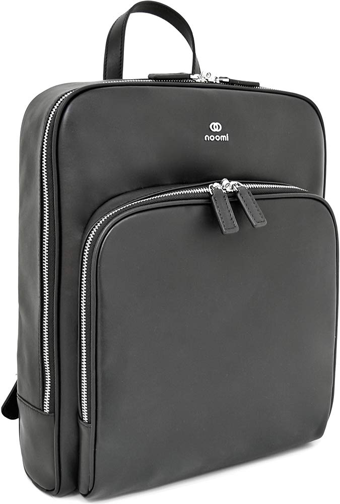 Noomi Citypack Genuine Leather Casual Backpack 36cm, Black (Black) - 1100PPLN00