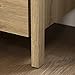 South Shore Gravity 2-Drawer Nightstand-Rustic Oak