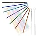 24oz, Rainbow Colored Replacement Acrylic Straw Set of 8 /With Cleaning Brush