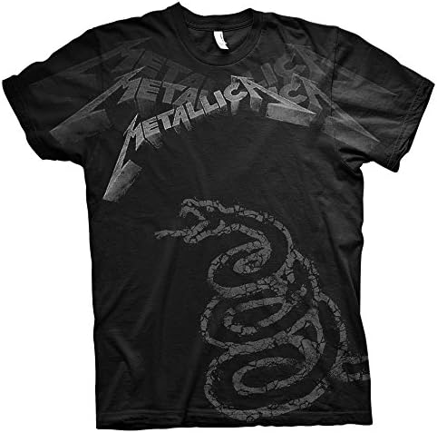Metallica Black Album James Hetfield Rock Official Tee T-Shirt Mens Unisex