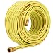 Homes Garden 50 ft. Garden Hose 3/4 inch Yellow Water Hose Commercial Brass Coupling Fittings for Household, Industrial 5 Years Warranty #G-H163A11-USA