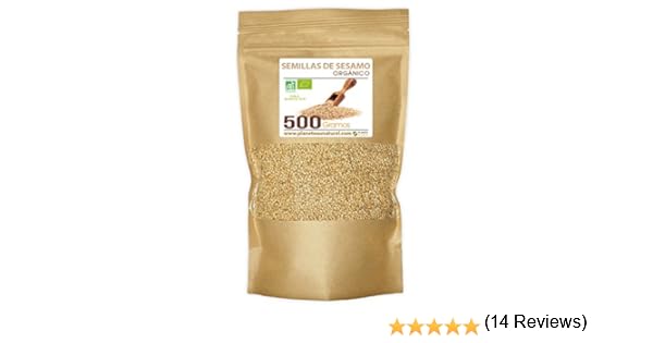 Semillas de Sesamo Orgánico 500g - Sesamum indicum: Amazon.es ...
