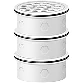 JOOGTO 3PCS Activated Carbon + Ion Exchange Water Filter Replacement for LS Home Dispenser 18C/Glass Pitcher 7C/Plastic Pitcher 10C/7C