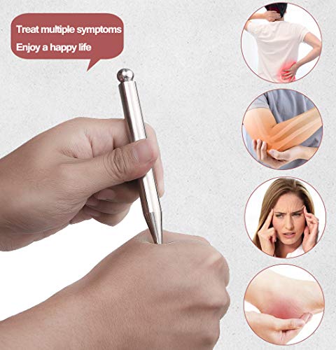 FeelFree Sport Stainless Steel Manual Acupuncture Pen-Deep Tissue Massage Tool- Reflexology Trigger Point Massage Tools… - Image 6