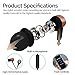 Divine Music 4 U Noise Cancelling Wood In-Ear Headphones-Earphones for Women & Men Provide Crystal Clear Stereo Sound,High Bass w/Inline Microphone & Controls, 2 Cords (Brown and Black)