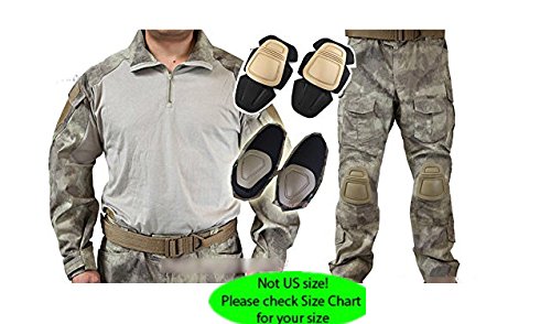 H World Shopping Emerson Army Gen3 G3 Combat BDU Uniform Shirt & Pants Suit A-Tacs