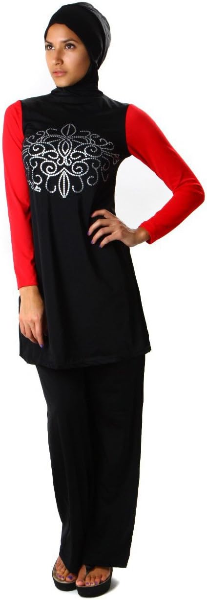 Muslim Swimwear YEESAM Hijab Detachable for Women Full Cover - Padded