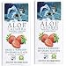 Aloe Cadabra Personal Lubricant, Naked Strawberry Flavored Natural Lube for Sex, Oral, Women, Men & Couples, 2.5 Ounce (Pack of 2)