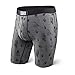 SAXX UNDERWEAR Men's Vibe Long Leg Modern Fit Dark Charcoal/Lucky Sailor Underwear
