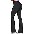 Sunzel Flare Leggings, Crossover Yoga Pants with Tummy Control, High-Waisted and Wide Leg