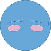 ABYSTYLE That Time I Got Reincarnated as a Slime Rimuru Mousepad 9" Across Round Mouse Pad Precision Speed and Non-Slip Rubber Base Anime Manga Office Desktop Accessories Gift